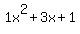 1x%5E2%2B3x%2B1