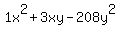 1x%5E2%2B3xy-208y%5E2