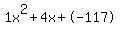 1x%5E2%2B4x%2B-117