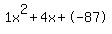 1x%5E2%2B4x%2B-87