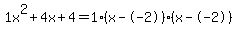 1x%5E2%2B4x%2B4+=+1%28x--2%29%2A%28x--2%29