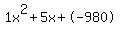 1x%5E2%2B5x%2B-980