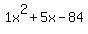 1x%5E2%2B5x-84