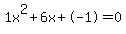 1x%5E2%2B6x%2B-1+=+0