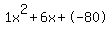 1x%5E2%2B6x%2B-80