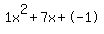 1x%5E2%2B7x%2B-1