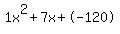 1x%5E2%2B7x%2B-120