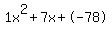 1x%5E2%2B7x%2B-78