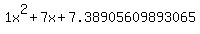 1x%5E2%2B7x%2B7.38905609893065