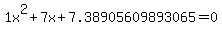 1x%5E2%2B7x%2B7.38905609893065+=+0
