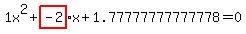 1x%5E2%2Bhighlight_red%28+-2%29+%2A+x%2B1.77777777777778=0
