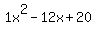1x%5E2-12x%2B20