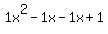 1x%5E2-1x-1x%2B1