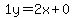 1y=%2B2x%2B0