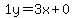 1y=%2B3x%2B0