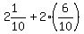 2%261%2F10%2B2%2A%286%2F10%29