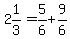 2%261%2F3=5%2F6%2B9%2F6