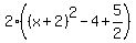 2%28%28x%2B2%29%5E2-4%2B5%2F2%29