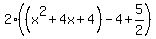2%28%28x%5E2%2B4x%2B4%29-4%2B5%2F2%29