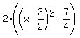 2%28%28x-3%2F2%29%5E2-7%2F4%29