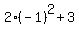 2%28-1%29%5E2%2B3