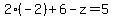 2%28-2%29%2B6-z=5