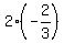2%28-2%2F3%29