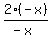 2%28-x%29%2F%28-x%29