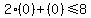 2%280%29%2B%280%29%3C=8