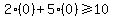 2%280%29%2B5%280%29%3E=10