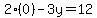 2%280%29-3y=12