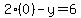 2%280%29-y=6