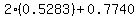 2%280.5283%29+%2B+0.7740