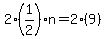 2%281%2F2%29n=2%289%29