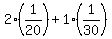 2%281%2F20%29%2B1%281%2F30%29
