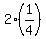 2%281%2F4%29