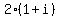 2%281+%2B+i%29