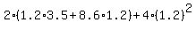 2%281.2%2A3.5%2B8.6%2A1.2%29%2B4%281.2%29%5E2