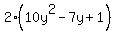 2%2810y%5E2-7y%2B1%29