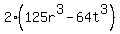 2%28125r%5E3-64t%5E3%29