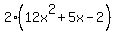 2%2812x%5E2%2B5x-2%29