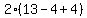 2%2813-4%2B4%29