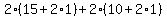 2%2815%2B2%2A1%29%2B2%2810%2B2%2A1%29