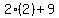 2%282%29+%2B9