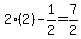 \"2%282%29-1%2F2=7%2F2\"