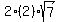 2%282%29sqrt%287%29