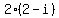 2%282-i%29
