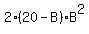 2%2820-B%29+%2A+B%5E2