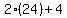 2%2824%29%2B4