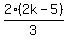 2%282k-5%29%2F3
